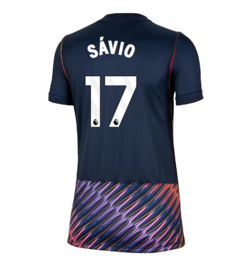 Tottenham Hotspur Savio #17 Vieraspaita Naisten 2026-27 Lyhythihainen Tottenham Hotspur Savio #17 Vieraspaita Naisten 2026-27 Lyhythihainen